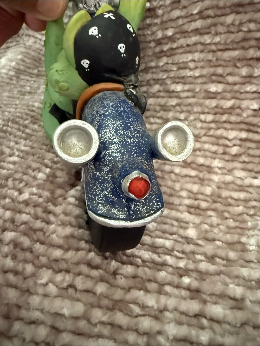 Vintage Holland Studio Sprogz Frogs Biker Motorcycle Frog Figurine 3 1/4